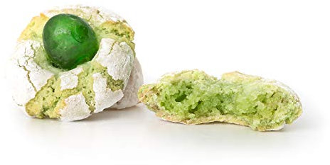 Paste di Mandorla Artigianali al Pistacchio con Candito 500g Dolciaria Fiorillo | Prodotto fresco | Paste sigillate singolarmente in monoporzione