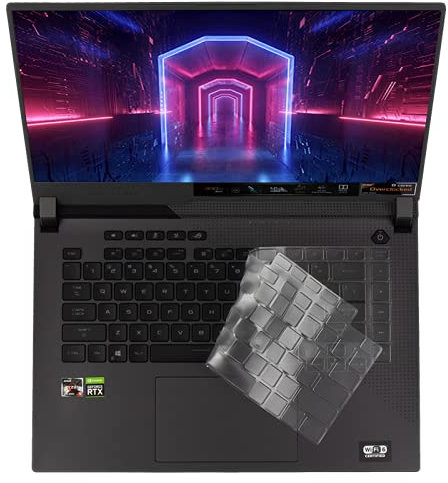 Ultra Thin Keyboard Cover for 2022 ASUS ROG Strix Scar 15 G533/ 2021 ASUS ROG Strix G15 15.6 Laptop G513 G513IE-PH74, ASUS ROG Strix G15 Keyboard Skin Protector Accessories- TPU
