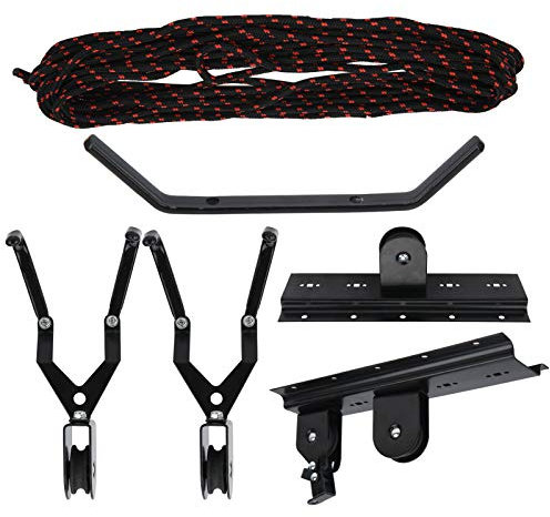 Supporto a Soffitto per Bici, Gancio per Ascensori Portabiciclette da Carico Gancio per Montaggio a Parete Paranco a Tetto per Pulegge per Biciclette Auto per Bambini