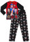 WWE Pigiama lungo John Cena Wrestling - Set di pigiama lungo, colore: Nero rosso, Nero , 9-10 Anni