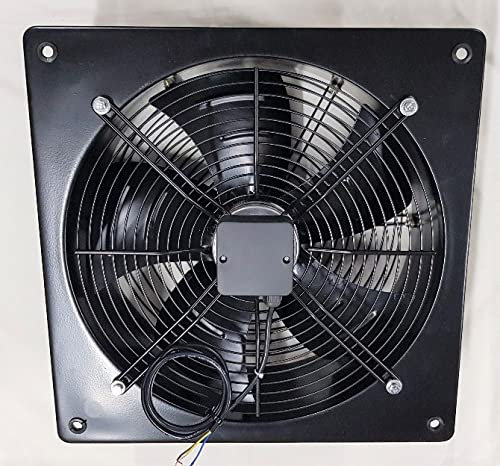industrial extractor fan, axial plate fan 300 mm 12inch 240 volt