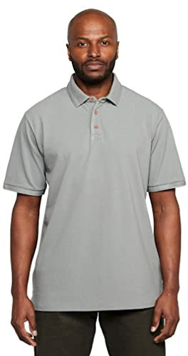 ONE EARTH Men's Pentle Bay Polo Shirt, Grey, L