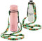 FainFun Boucle Lanière Bouteille, Boucle Lanière de Bouilloire Ajustable, Lanière de Boisson Convient pour Adultes, Enfants, Suspendue Corde Lanière Bouteille pour Marcher, Randonner, Auto