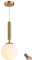 ZOBRO Lámpara de techo, funciona con pilas, inalámbrica, regulable, cristal esmerilado blanco, pantalla ajustable, para isla, varias habitaciones, oro, 12,4 cm (D) canopy, 20,1 (T), cable ajustable de