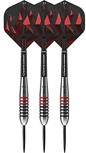 Darts Corner Astrofire Dartpfeile | personalisiertes Dart-Set mit Stahlspitze | 29 g