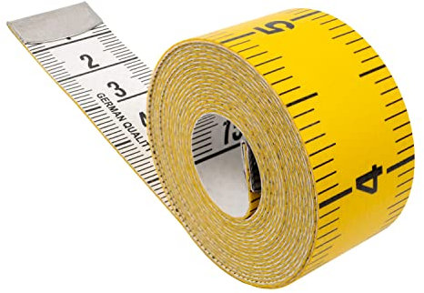 Schneidermaßband, 1 Stück, universal Massband mit 150 cm Gesamtlänge, 2in1 Maßband mit CM und Zoll Skalierung, Ausmessung von Kleidung, Körper-Fett, Rollmaßband, Rolle Messband mit Aufbewahrungsknopf