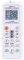 Wresetly Mando a distancia universal 1000 en 1 LCD de bajo consumo K-1028E acondicionado A/C