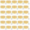 btfarm 30 Pezzi DIY Luci LED a Batteria, 2M 20LED 3 Modalità Lucine LED Decorative a Batteria, IP65 Impermeabile Mini Stringa Luci Catena Luminos per Esterni Interni Natale Matrimoni, Bianco Caldo