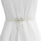 FAIRYGATE Damen Gürtel Perlen Kristall Schärpen Hochzeit Brautgürtel Taillengürtel, DA6525