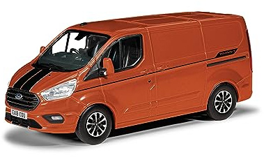 Corgi VA15101 Ford Transit Custom Sport, Orange Glow Vanguards