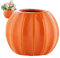 Blumenvase Kürbisvase hohe Keramikkürbis -Pflanzer einzigartige Mini -Pflanzen -Topf -Arrangement Vase Dekor für Herbst Ernte Thanksgiving Halloween Orange 4,5 Zoll