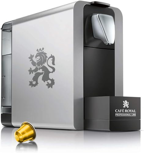CAFE ROYAL PRO - Machine à Café Compact Pro 1L - Compatible Uniquement avec Capsules Café Royal Pro - 48 Capsules Offertes