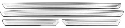 Protection Seuils de Porte pour VW Golf 2019-2025 Acier INOX chromé 4 Pcs