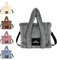 Aucuu Plüsch Tragetasche, Flauschige Tragetasche mit Reißverschluss, Schultertasche, Große Kapazität Umhängetasche, Verstellbarer Schultergurt, für Frauen für Einkaufen, Schule, Reisen, Arbeit