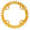 FahrradkettenbläTter 104BCD MTB Kettenblatt Runde Oval Mountainbike Schmal Breit Zahn Kettenblatt Fahrrad Rotor Kurbelgarnitur 30/32/34/36/38/40/42T Kettenblatt (Size : 40T, Color : HA Round Gold)