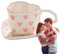 Heart Shaped Coffee Mug, 250ml Colorful Heart Shaped Mugs Valentines Coffee Mugs Sets, Love Coffee Mug Latte Tea Milk, Heart Shaped Ceramic Coffee Cup, Love Coffee Mug, For Lover, Mothers Day, Wedding