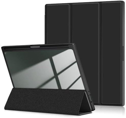 Xuanbeier Funda híbrida Compatible con BooxNote Air 3 C/Air 3 B/W 10,3 Pulgadas ePaper Tablet Funda Protectora Inteligente con Soporte para bolígrafo y Auto-Reposo/Activación,Negro