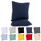 Lotusein Kissenbezug 60x60 cm (2er Set) - Dunkelblau - 100% Jersey Baumwolle 175 g/qm Kissenbezüge - Kissenhülle für Kissen mit Reißverschluss - Oeko-Tex Zertifiziert