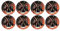 ALMACENESADAN, 5121 Lot de 8 assiettes en carton 23 cm
