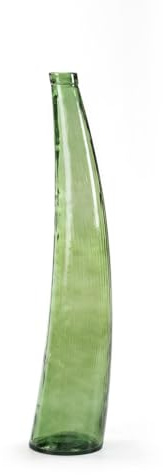 JARRON 22X22X100 CRISTAL VERDE