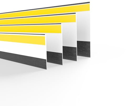 DQ-PP FENSTERLEISTE – 10m Länge – 60mm Breite – 1,5mm Stärke – Anthrazit – Flachleisten Kunststoffleisten Profileleisten Abschlussleisten