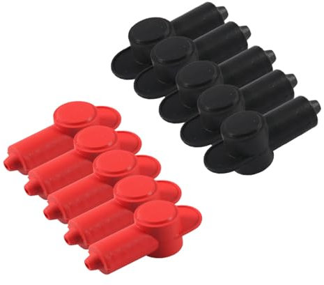 Tiardey Silicone Terminal Covers for Alternator Battery Stud and Power Junction Blocks Fits Wire for Electrical Connections