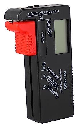 MOLUCKFU Digitaler Batterietester Für Aa Aaa Mono Und Knopfzellen Tragbarer Batteriezustandsprüfer Mit Analoger Anzeige Zur Schnellen Ermittlung Von Ladezustand Und Austauschbedarf