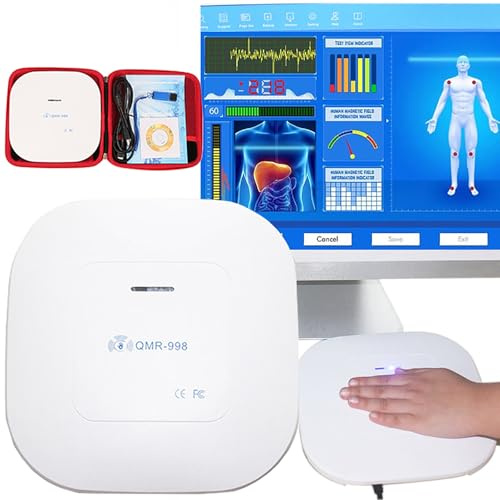 Analizador MagnéTico De Resonancia CuáNtica, Prueba CuáNtica Corporal PortáTil Profesional, AnáLisis Manual, Multi-Idioma, Informe De 52 Elementos, para Pruebas De Salud Corporal