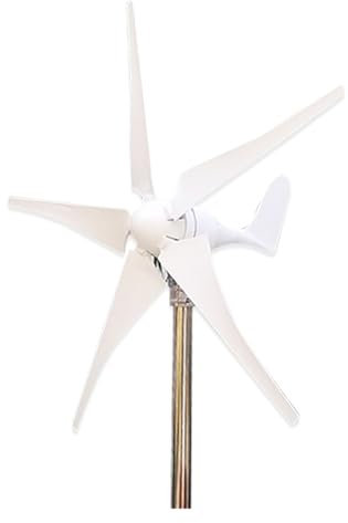 Generatore eolico ad asse orizzontale 12v 24v 48v da 6000W con regolatore MPPT for uso domestico 3KW 5000W a bassa velocità del Generazione di energia a basso rumore e ad alta ef(Wind turbine only,12V