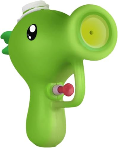Cartoon Peashooter Water Spray Toys Summer Outdoor Beach Water Spray Toy Water Squirter Swimming Pool Fight Toys Handheld Water Spray Toys