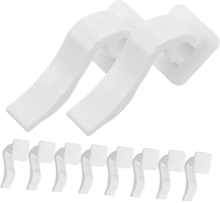 OUNONA 10 Stück Kühlerclip Ersatz für Lüfterverkleidung Hochtemperaturbeständige Kunststoffklemmen mit Haken zur Befestigung und Unterstützung von Heizkörperabdeckungen 6,2mm