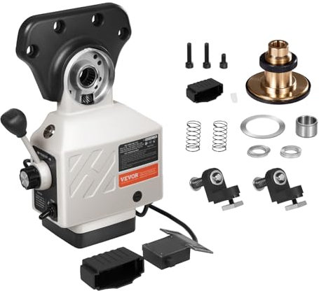 Mophorn Al-310S Power Feed X-Axis 450 -lb Couple - Fraiseuse à alimentation électrique 0-200 PRM, fraiseuse à table électrique 110 V, pour fraiseuses Bridgeport et similaires à genou