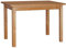 k koma Esstisch Massiver Kiefernholztisch in Erlenholz-Look – Eleganz in der Farbe Alder, 60 x 80cm