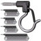 SELEWARE 20 PCS Hooks Hanging Wall Hook - Stainless Steel Q-Hanger Screw Hooks Home Christmas Lights Hanger Hooks for Garage New Year Party Outdoor Easy Release Wire Garden Basket Decorative