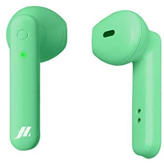 Music Hero Auricolari TWS Beat True Wireless Stereo con Microfono e Tasto Risposta/fine Chiamata, Custodia di Ricarica, Fino a 2.5 Ore di ascolto Musica, verde