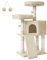 FEANDREA Árbol de Gatos, Torre para Gatos, 115 cm, Beige PCT141M01