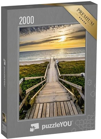 puzzleYOU: Puzzle 2000 Teile „Weg auf den Dünen zum Strand, Sylt“ – aus der Puzzle-Kollektion Deutschland