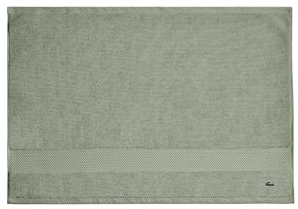 Lacoste Heritage Supima-Baumwoll-Badematte, Aloe, 53,3 x 78,7 cm