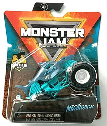 MonsterJam Megalodon, Wheelie Serie 21 (Maßstab 1:64) Druckguss)