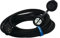 Hilark Cable alargador de 3 núcleos de 2,5 mm², IP44 con Enchufe Schuko, Cable de extensión H05VV-F 3G2,5 mm2 (3x2,5), Enchufe Schuko con Tapa Protectora, Cable eléctrico PVC (10 Metros, Negro)