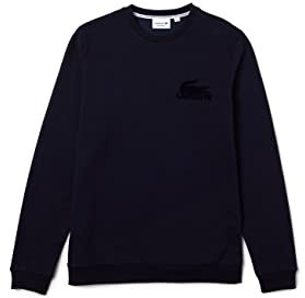 Lacoste Sweatshirt pour homme, Bleu marine/bleu marine, M