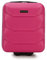 WITTCHEN Koffer Handgepäck Kabinentasche Bordkoffer Kabinengepäck Hartschalen Material ABS Hochwertiger und Stabiler Robuste Räder Teleskopischer Griff 25L Größe S Rosa