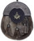 Imperial Kilt Products - Schottische Kilts Sporrans für Herren, Abzeichenstil mit walisischem Drachen-Sporran mit Leder-Kilt-Gurt und Kette in Antik-Optik, Herren- und
