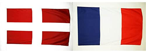 AZ FLAG Drapeau Savoie 90x60cm - Drapeau Savoyard 60 x 90 cm - Drapeaux & Drapeau France 90x60cm - Drapeau français 60 x 90 cm Polyester léger