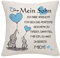 Bommex Sohn Kissenbezug - Geschenk für Sohn, Geburtstagsgeschenk
