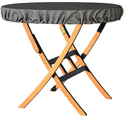 QUICK STAR Tischplattenhülle Rund Ø 80cm Schutzhülle wasserdicht Polyester PVC beschichtet