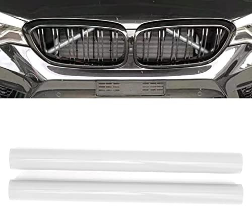 2PCS Frontgrilleinsatz,Kühlergrill Zierleiste,Grilleinsatz Zierleiste,für F20 F21 F22 F23 F44 F45 F46 F30 F31 F34 F32 F33 F36 G30 G31 G38 G32 G11 G12 (Weiss)