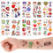 30st Temporäre Baseball Tattoos, Sport Tattoo Aufkleber Niedlich Temporäre Sport Tattoos für Geburtstagsdekoration Mädchen Jungen Kinder Klassenzimmer Schule Preise Belohnungen