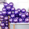 JARTTY 100 Pezzi Palloncini Viola Metallizzati 12 Pollici Cromo lucido Lattice Elio Compleanno Matrimonio Laurea Battesimo Palloncini Decorazioni