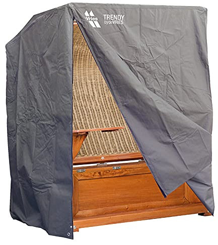 Generisch Strandkorb Schutzhülle Devries für 2½ Sitzer King Size, Dunkelgrau